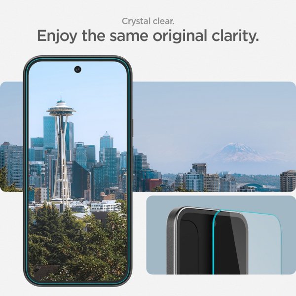 Spigen Google Pixel 9a Skärmskydd GLAS.tR EZ Fit 2-pack