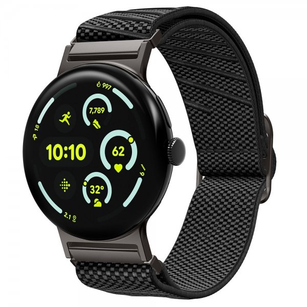 Spigen Google Pixel Watch 1/2/3/4 41mm Armband Lite Fit X Svart