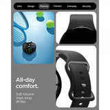 Spigen Google Pixel Watch 1/2/3/4 41mm Armband Nano Pop Black Sesame