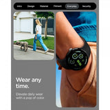 Spigen Google Pixel Watch 1/2/3/4 41mm Armband Nano Pop Black Sesame