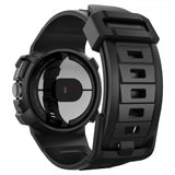 Spigen Google Pixel Watch 1/2/3 41mm Armband och Skal Rugged Armor Pro Svart
