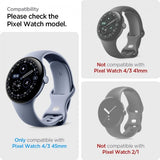 Spigen Google Pixel Watch 3/4 45mm Skärmskydd EliteShield EZ Fit 2-pack