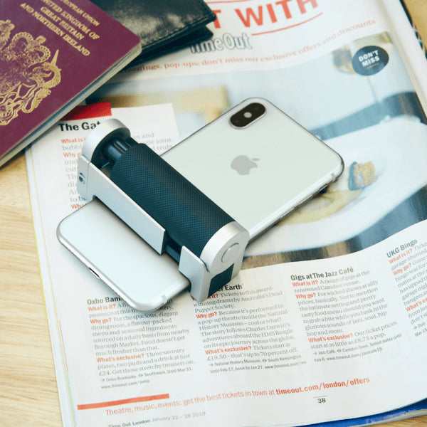 Just Mobile Shutter Grip 2 Silver