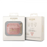 Guess AirPods 3 Skal Glitter Flakes Rosa
