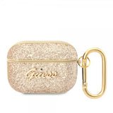 Guess AirPods Pro Skal Glitter Flakes Guld