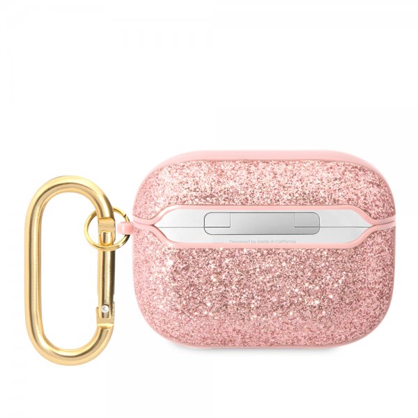 Guess AirPods Pro Skal Glitter Flakes Rosa