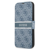 Guess iPhone 13 Fodral Printed Stripe Blå