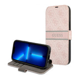 Guess iPhone 13 Pro Max Fodral Printed Stripe Rosa
