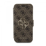 Guess iPhone 15 Pro Fodral 4G Logo Brun