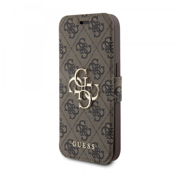 Guess iPhone 15 Pro Max Fodral 4G Logo Brun