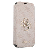Guess iPhone 15 Pro Max Fodral 4G Logo Rosa