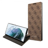 Guess Samsung Galaxy S22 Ultra Fodral 4G Logo Brun