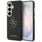 Guess Samsung Galaxy S26 Skal 4G Logo Grained Svart