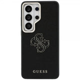 Guess Samsung Galaxy S26 Ultra Skal 4G Logo Grained Svart