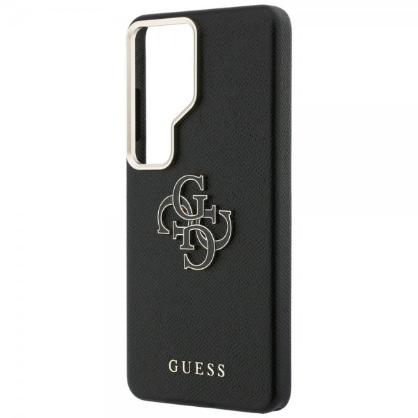 Guess Samsung Galaxy S26 Ultra Skal 4G Logo Grained Svart