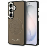 Guess Samsung Galaxy S26 Skal Perforated Logo MagSafe Brun