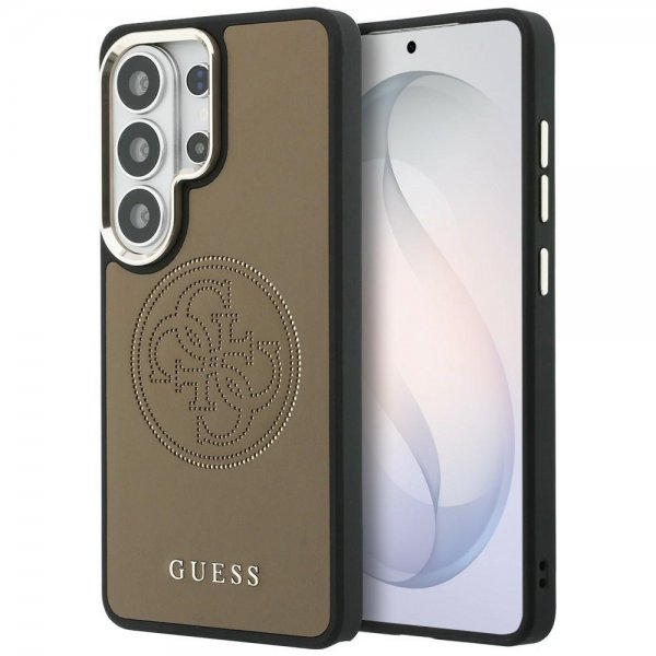 Guess Samsung Galaxy S26 Ultra Skal Perforated Logo MagSafe Brun