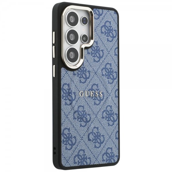 Guess Samsung Galaxy S26 Ultra Skal 4G Embossed MagSafe Blå