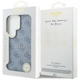 Guess Samsung Galaxy S26 Ultra Skal 4G Embossed MagSafe Blå