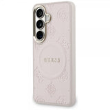 Guess Samsung Galaxy S26 Skal Saffiano Peony MagSafe Rosa