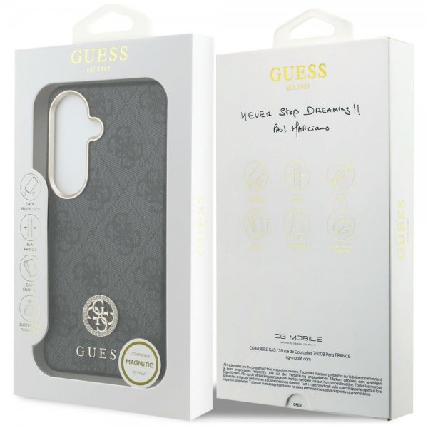 Guess Samsung Galaxy S26 Plus Skal 4G Round MagSafe Svart