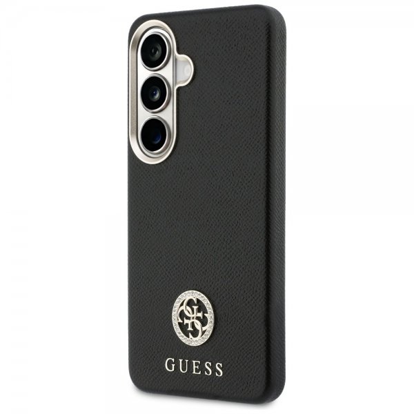 Guess Samsung Galaxy S26 Skal Rhinestone Logo MagSafe Svart