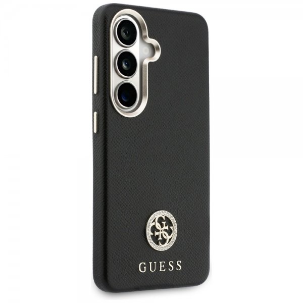 Guess Samsung Galaxy S26 Plus Skal Rhinestone Logo MagSafe Svart