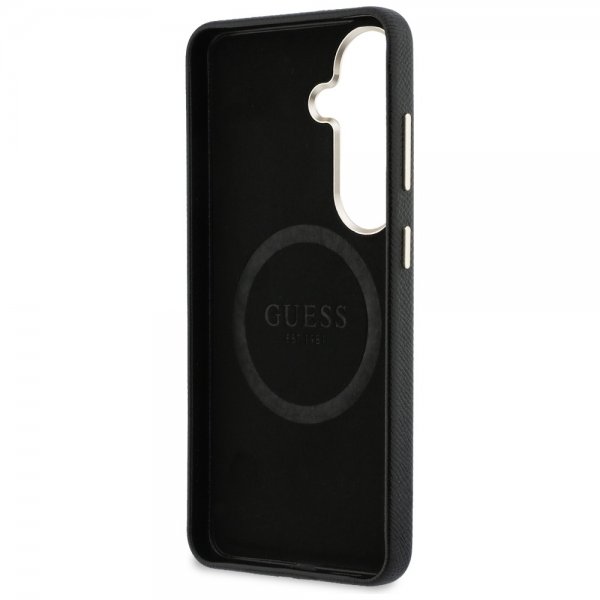 Guess Samsung Galaxy S26 Plus Skal Rhinestone Logo MagSafe Svart