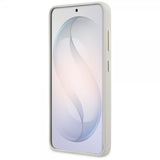 Guess Samsung Galaxy S26 Skal Rhinestone Logo MagSafe Beige
