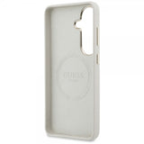 Guess Samsung Galaxy S26 Skal Rhinestone Logo MagSafe Beige