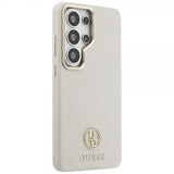 Guess Samsung Galaxy S26 Ultra Skal Rhinestone Logo MagSafe Beige