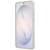 Guess Samsung Galaxy S26 Ultra Skal Rhinestone Logo MagSafe Beige