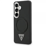 Guess Samsung Galaxy S26 Skal Triangle Logo Embossed MagSafe Svart