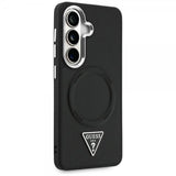 Guess Samsung Galaxy S26 Skal Triangle Logo Embossed MagSafe Svart