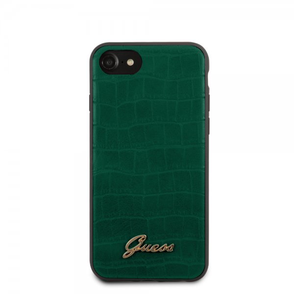 Guess iPhone 7/8/SE Skal Croco Grön