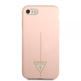 Guess iPhone 7/8/SE Skal Metal Triangle Rosa