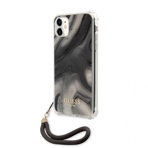 Guess iPhone 11 Skal Marble Grå