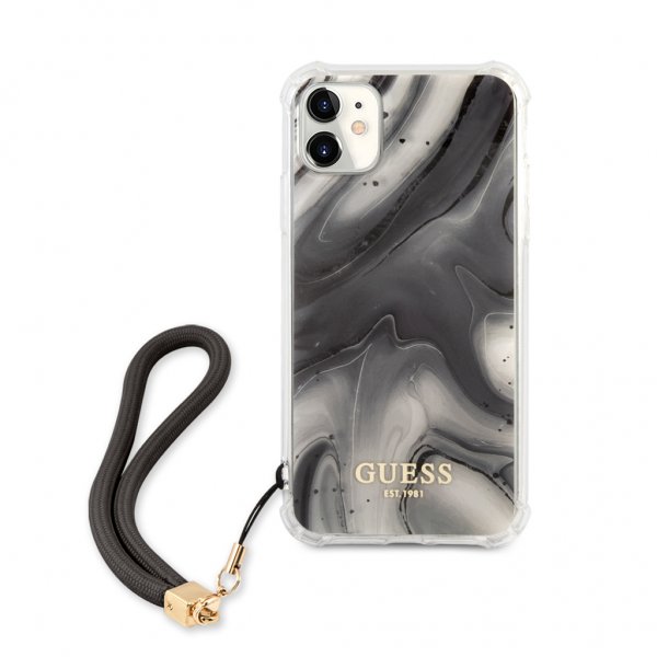 Guess iPhone 11 Skal Marble Grå