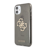 Guess iPhone 11 Skal Full Glitter Svart