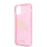 Guess iPhone 11 Skal Full Glitter Rosa
