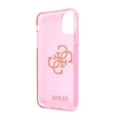 Guess iPhone 11 Skal Full Glitter Rosa