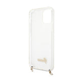 Guess iPhone 12 Pro Max Skal Chain & Script Guld Klar
