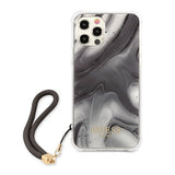Guess iPhone 12 Pro Max Skal Marble Grå