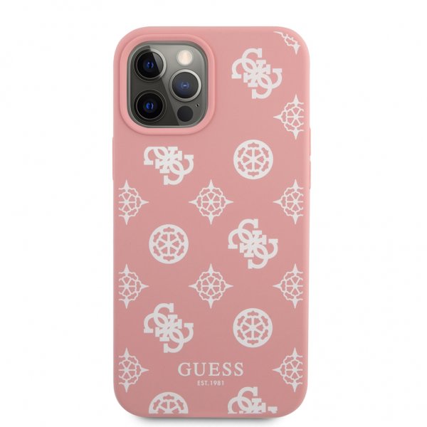 Guess iPhone 12/iPhone 12 Pro Skal Peony Rosa
