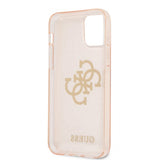 Guess iPhone 12 Pro Max Skal Full Glitter Guld