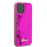 Guess iPhone 12/iPhone 12 Pro Skal Sequin Fuschia