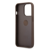 Guess iPhone 13 Pro Skal Ring Stand Brun