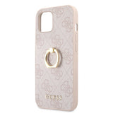 Guess iPhone 13 Skal Ring Stand Rosa