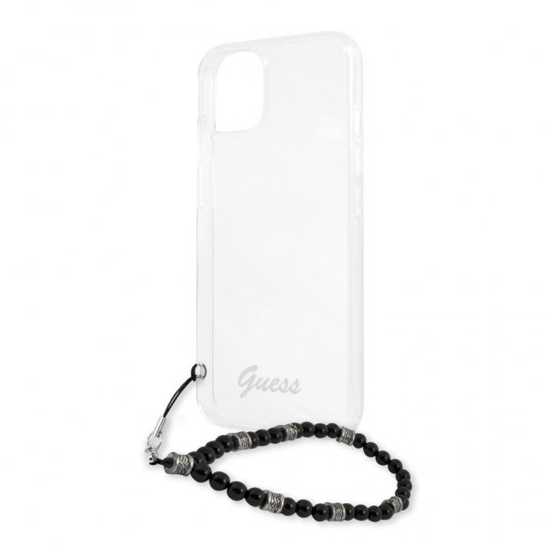 Guess iPhone 13 Skal Pearl Handle Script Logo Svart