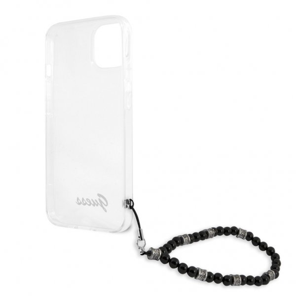 Guess iPhone 13 Skal Pearl Handle Script Logo Svart